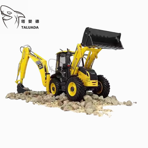 Taluada KOMATSU phổ sở thích uh8139 hợp kim WB97S-8 <span class=keywords><strong>1</strong></span>:50 quy mô bánh xe xe nâng loader mô hình - Product Image 6