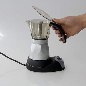 Cafetière électrique 300ml, prise ue, en acier inoxydable, expresso, moka, cafetière, <span class=keywords><strong>percolateur</strong></span>, outils, filtre, Geyser - Product Image 6