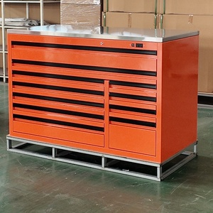 2025 Hot Bán Nhà Để Xe Tủ Hội Thảo Cán Kim Loại Nhiệm Vụ Nặng Nề Công Cụ Tủ Với Bánh Xe - Product Image 6