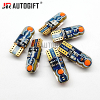 Double Couleurs Rouge Bleu Flash Strobe T10 COB 4SMD W5W 194 168 Gel de Silice Led Bulb T10 Intérieur Lumière de Plaque d'Immatriculation 12V