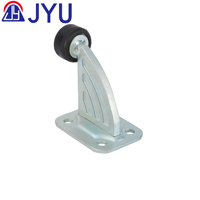 Butée de portail coulissant en acier galvanisé durable, épaisseur 4 mm, boulons M10, installation facile, design moderne, garantie 1 an