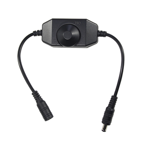 Tùy chỉnh <span class=keywords><strong>LED</strong></span> Strip <span class=keywords><strong>Lights</strong></span> <span class=keywords><strong>Dimmer</strong></span> chuyển đổi DC12V-24V ROTARY Inline Cáp màu đen nam nữ dây điện cho người tiêu dùng thiết bị điện tử - Product Image 2