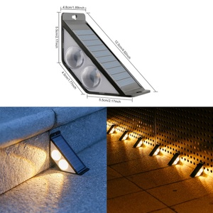 Luces Solares para Escaleras Exteriores, Luz LED para Escalones, Luz Solar para Escaleras de Jardín para Caminos, Escaleras, Senderos, Cercas - Product Image 2