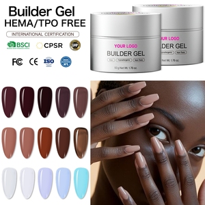 Gel Constructeur d'Ongles Sans HEMA et TPO 50g, Haute Dureté, Anti-Jaunissement, Longue Durée, Service OEM - Product Image 1