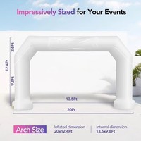 Arche gonflable professionnelle pour course de marathon, avec logo personnalisé, pour publicité, départ/arrivée, pour événements sportifs