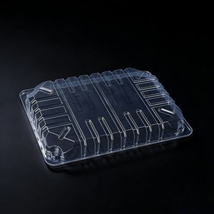 Recyclable Disposable Food Grade <strong>PET</strong> <strong>Blister</strong> <strong>Packaging</strong> Fruit Tray Clear <strong>Transparent</strong> Customizable Printing - Product Image 3
