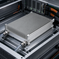 Module de refroidissement industriel à plaque froide liquide en aluminium extrudé pour équipement laser et serveur
