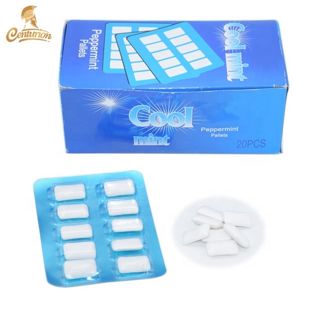 good taste xylitol sugar free cool mint crispy chewing bubble gum