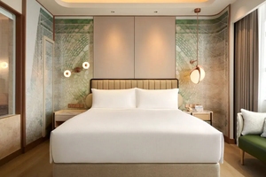 Usine approvisionnement direct moderne 5 étoiles hôtel de mode chambre à coucher chambre de meubles chambre d’hôte ensemble mode - Product Image 3