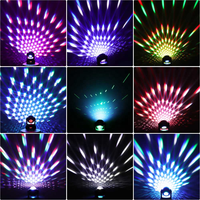 U`King 30W Mini projecteur de scène à tête mobile double face RGBW LED, projecteurs de scène à tête mobile, éclairage de scène DJ