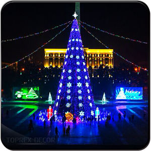 LED intelligente personnalisable étanche fonction clignotante guirlandes lumineuses DMX musique rvb éclairage extérieur décoration d'arbre de noël - Product Image 6