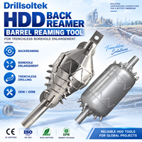 2026 Drillsoltek Alésoir de réamassage arrière pour tiges de forage HDD, pour le forage directionnel horizontal et l'installation de pipelines sans tranchée