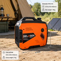 Générateur à essence série DC 48V, unité d'alimentation portable pour le chargement de batteries, voyages en camping