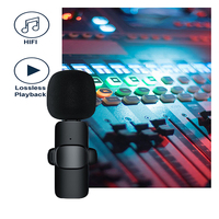 Microphone sans fil professionnel K35 pour micro-cravate à condensateur, omnidirectionnel, avec suppression du bruit, pour vidéo en direct