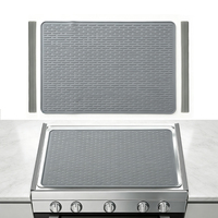 Tapis de séchage de vaisselle épaissi personnalisé, antidérapant, en silicone, pour cuisinière à gaz ou électrique, couvercle de cuisinière à surface vitrocéramique pour la cuisine domestique