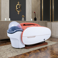 Fauteuil de lavage électrique ShiLu Factory de luxe moderne avec bassin en céramique et fonction de massage intégral chauffante