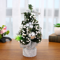 AYOYO Classique et Tendance : Ornements de Noël de Bureau, Mini Décoration de Table, Arbres Artificiels, Petit Sapin de Noël 20 CM
