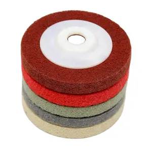 Non woven abrasive grinding wheel polishing disc China manufacture