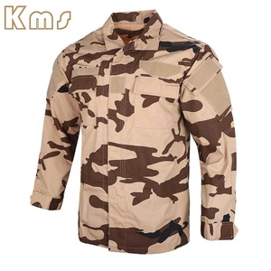 KMS เครื่องแบบเสื้อผ้าลายพรางสำหรับผู้ชายผ้าคอตตอนโพลีเอสเตอร์แขนยาวลายพราง - Product Image 3