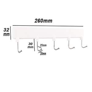 Nhiệm Vụ Nặng Nề Nhựa Khăn Móc Giá Tự Dính Quần Áo Móc Áo Và Nhà Bếp Móc - Product Image 5