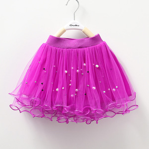 Jupe courte en tulle à paillettes pour enfants, style coréen, tendance printemps, pour filles, vêtements pour enfants - Product Image 1