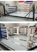 Anneau de boxe pliable 4m/5m, fabrication OEM ODM, logo personnalisé, anneau de boxe portable extensible pour l'exportation, pliable