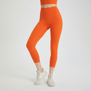 Women High Waist Butt Lifting <b>Capri</b> Yoga <b>Leggings</b> Elastic Waist Breathable 4 Way Stretch Cropped Pants Pilates Gym Workout - Product Image 4