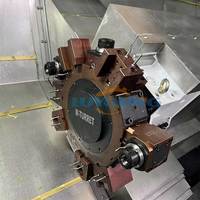 Torno CNC de Bancada Inclinada TCK630 con Control FANUC GSK, Máquina de Torneado de 1000mm 1500mm