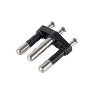 Brazil inmetro cấp giấy chứng nhận 4.8mm 3 prong cắm chèn - Product Image 2