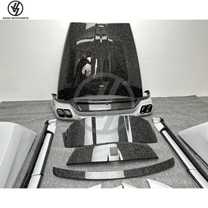 Kit carrosserie en fibre de carbone sèche forgée style MSY, pare-chocs, capot, diffuseur arrière, aileron arrière pour Rolls-Royce Cullinan - Product Image 3