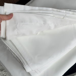 Bộ ga trải giường cao cấp, chất liệu mềm mại, thoáng khí, gồm ga trải giường, vỏ gối, vỏ chăn, chất lượng khách sạn, size King/Queen, dệt may, đang bán - Product Image 6