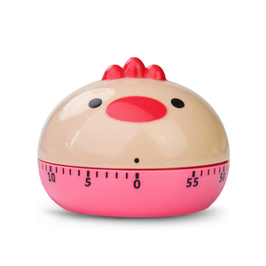 Minuteur de cuisine mécanique adorable en forme d'animal, <span class=keywords><strong>compte</strong></span> à <span class=keywords><strong>rebours</strong></span> de 60 minutes, décoration de bureau pour la pâtisserie et la cuisine - Product Image 3