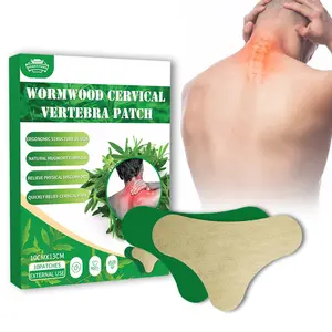 Patch chinois à base de plantes pour le soulagement de la douleur de la colonne cervicale d'absinthe naturelle de marque privée OEM