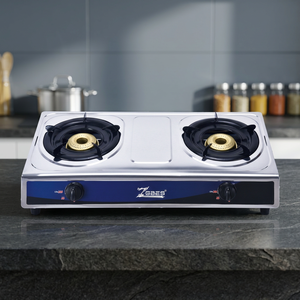 Estufa de Gas LPG de 2 Quemadores, Estufa de Mesa de Acero Inoxidable, Estufa Manual para Cocina, Clase A de Eficiencia Energética para el Hogar y Restaurantes - Product Image 2