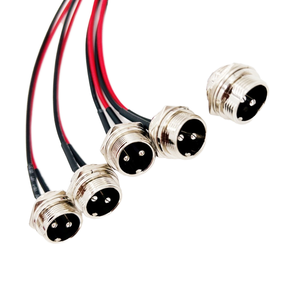 カスタムCZJSMX 1015 18 AWG GX16 2/3/4/5/6/7/8ピン航空ソケットケーブルコネクタ銅製エアプラグ電気コードバット - Product Image 1