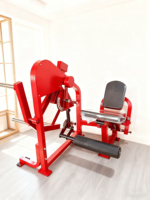 Appareil de fitness professionnel double fonction pour extensions et flexions des jambes, à charge par plaques, vente en gros