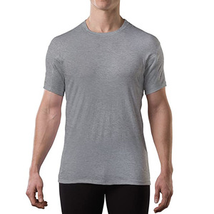 Felpa in 15% Spandex 85% modale personalizzata per gli uomini con le ascelle antisudore Slim Fit con <span class=keywords><strong>scollo</strong></span> a <span class=keywords><strong>V</strong></span> t-shirt di difesa del sudore - Product Image 3