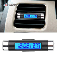 Termometer Digital DS-1 dengan Layar LCD untuk Pengukur Suhu AC Mobil
