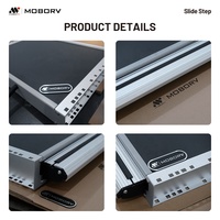 Marchepied manuel pour camping-car MOBORV, en alliage d'aluminium robuste, imperméable, durable, antidérapant, 12V/24V, pour caravane, camping-car, extérieur