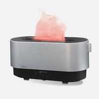 300ml Desktop Fire Flame Night Lights Diffuseur d'air ultrasonique Usb Scent pour chambre à coucher