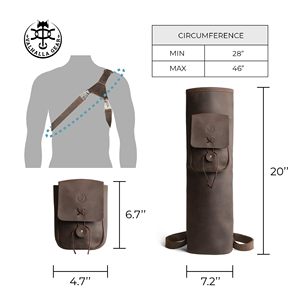 Muestra Gratuita de Bolsa para Arco Compuesto, para Caza con Arco, Correa Ajustable con Hebilla, Tubo para Flechas de Carbono Rígido y Cómodo, Estuche de Nailon 600D - Product Image 4