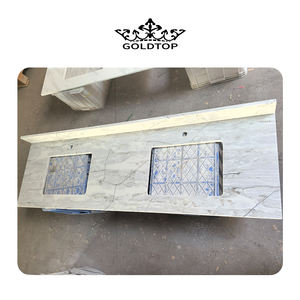 Planche de comptoir en quartz artificiel moderne Matterhorn 6037 de Goldtop Wholesale pour usage hôtelier, taille et épaisseur personnalisables - Product Image 5