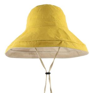 Chapeau Bob Réversible en Coton et Lin à Large Bord pour Femme, 58-60 cm, Printemps-Été-Automne, Idéal pour les Activités de Plein Air et les Complexes Hôteliers - Vente en Gros - Product Image 1