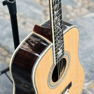 <span class=keywords><strong>Guitare</strong></span> acoustique artisanale de haute qualité de 41 pouces, corps fin, D45, avec table en épicéa massif et dos en palissandre, pour performance professionnelle - Product Image 6
