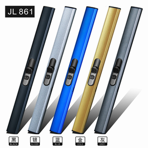Lighter Usb Electric Usb Lighter 2021 Newest Custom Logo BBQ Kitchen Electric Candle Lighter USB Rechargeable Single Arc Lighter