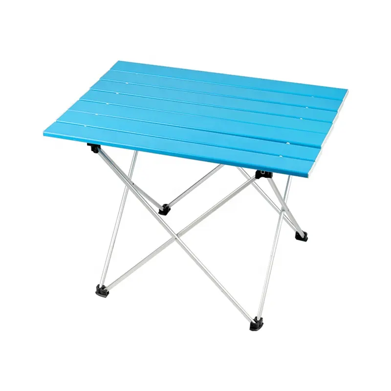 Outdoor Bbq Picknick Draagbare Vissen Aluminium Camping Opvouwbare Picknick Tafel