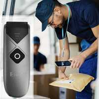 Lecteur de codes-barres 2D portable Courier Ultra sans fil trois-en-un avec garantie d'un an Noir/Gris