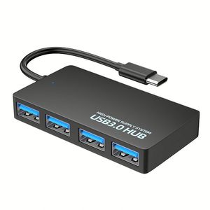High Speed <b>USB</b> 3.0 4 Port <b>USB</b> <b>C</b> HUB Multi Splitter Expander Adapter Computer Accessories for Laptop - Product Image 1