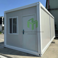 Maison modulaire portable de 20 pieds |   Studio autonome avec salle de bain privée |   Cabine conteneur clé en main pour entreprise de location