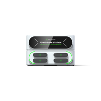 Station de charge à boutons empilables à 4 fentes Banques d'alimentation partagées et chargeur de téléphone portable gratuits dans le commerce